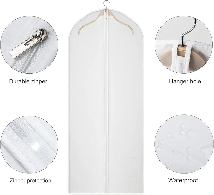 باك خمس أكياس حفظ الملابس (175x60cm) x5