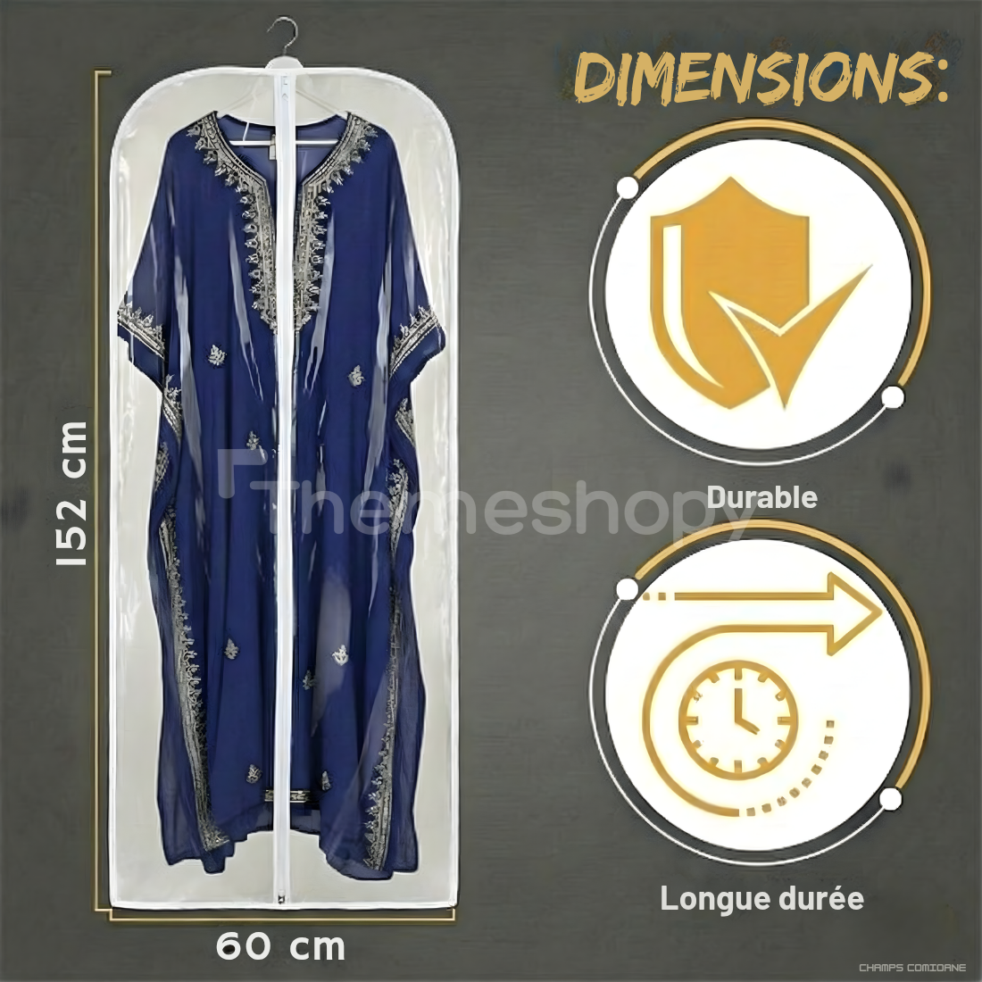 أكياس فاخرة لحماية الملابس من التجاعيد والغبار والرطوبة